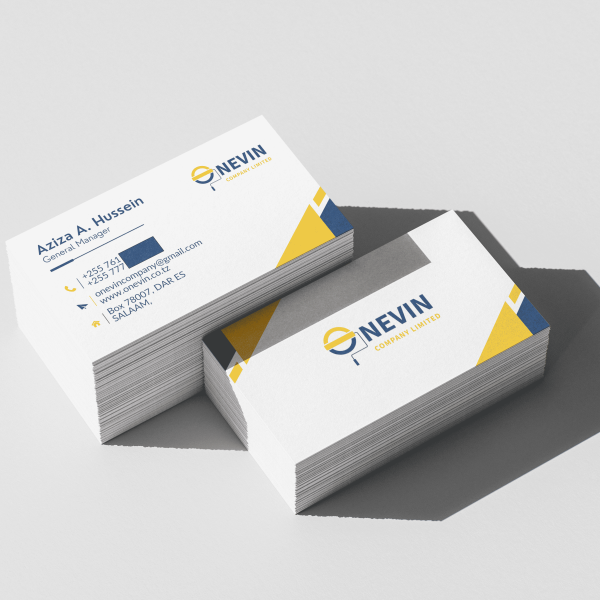 Onevin Company Business Cards